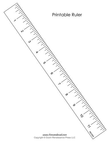 Printable Ruler Pdf For Students And Teachers Tims