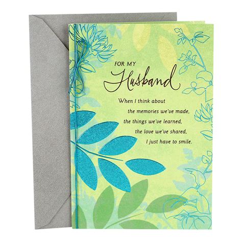 Hallmark Romantic Fathers Day Card For Husband Sweet And Good Man