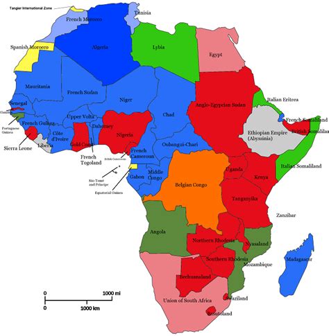 Mapa De Africa Colonial Gufa