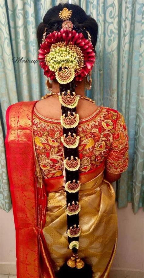 Pretty Bridal Hairstyle By Swank Studio South Indian Bridal Braid