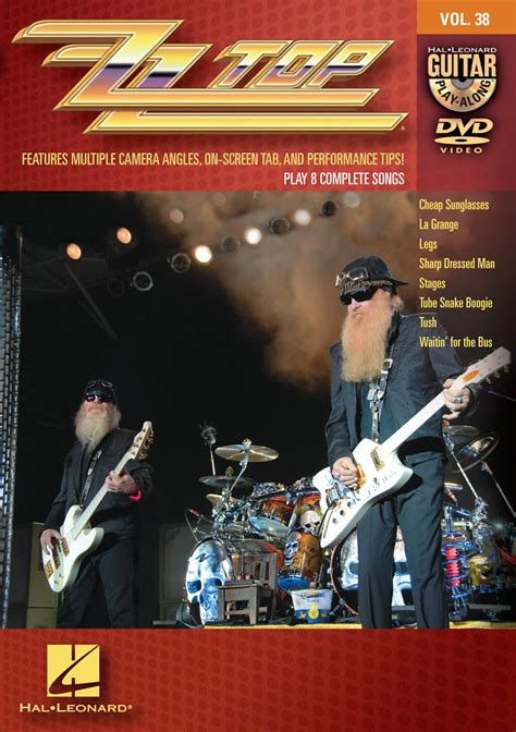 Zz Top Guitar Play Along Dvd Volume 38 Hal Leonard Online