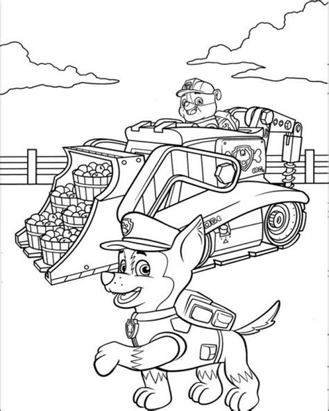 Get This Paw Patrol Coloring Pages For Preschoolers 16382