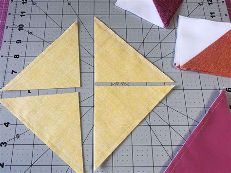 4 At A Time Half Square Triangles Homemade Emily Jane