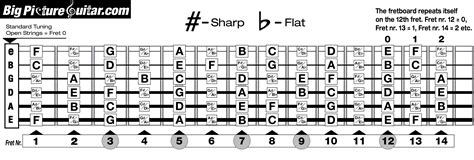 N western music, there are 12 major keys. Notes on Fretboard | big picture guitar
