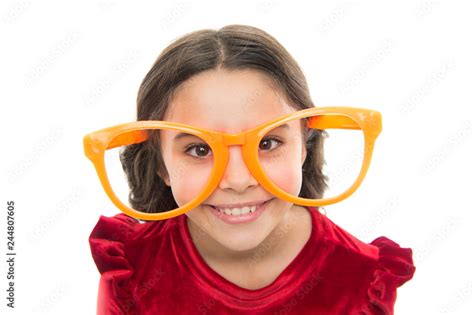 Eye Exercises To Improve Eyesight Girl Kid Wear Big Eyeglasses