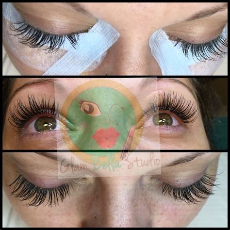lavish lashes semi permanent eyelash extensions applied at glam bella s… permanent eyelash