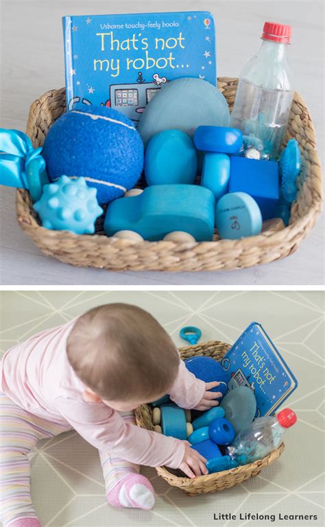 Baby Play At 6 Months Baby Discovery Basket Little Lifelong Learners