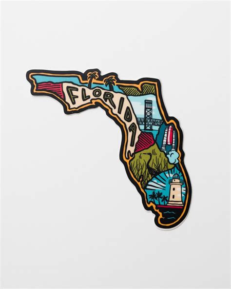 Hey Hey Florida Show Your State Pride With This New Fl Vinyl Sticker