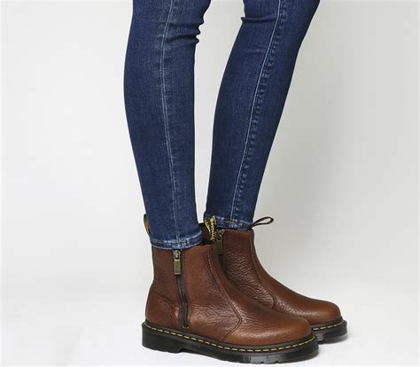 Check out our dr martens chelsea boots selection for the very best in unique or custom, handmade pieces from our shoes shops. Dr. Martens Leather 2976 Zip Chelsea Boots in Brown - Lyst