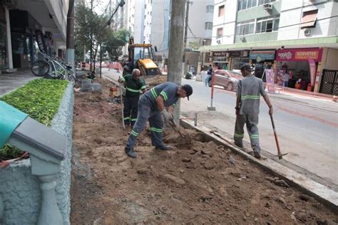 Primeira Fase Da Revitalização Da Rua Trabulsi Em Santos Termina Este Mês Diário Do Litoral