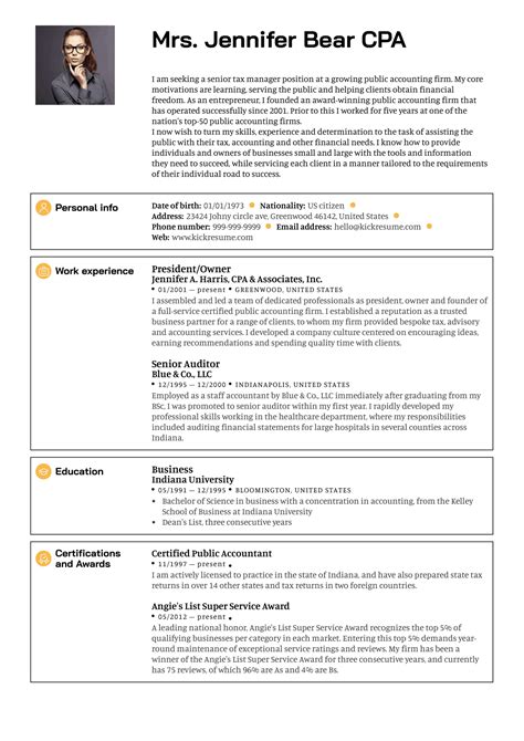 Free Senior Executive Resume Template Word