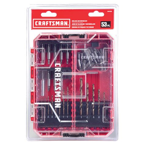 Craftsman Drill And Drive Bit Set 53 Pieces Shock Resistant Steel