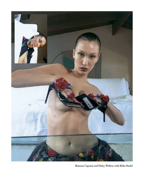 Bella Hadid Nude For Vogue During Covid 19 Quarantine 6 Photos The