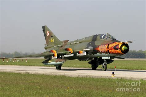 Polish Air Force Su 22 Fitter Aircraft Photograph By Timm Ziegenthaler