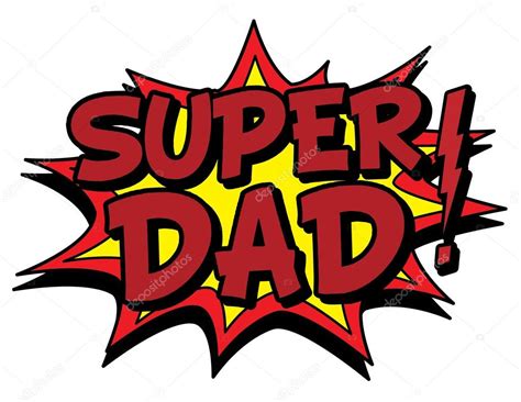 Super Dad Sign Illustration — Stock Vector © Scotferdon 86922444