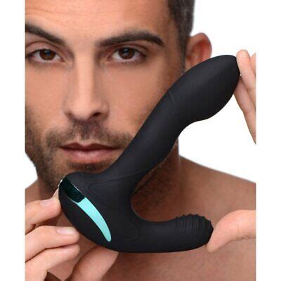 Maverick Rotating Vibrating Silicone Prostate Plug Massager USB EBay