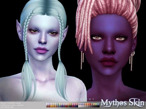 The Sims Resource Mythos Skin By Pralinesims Sims 4