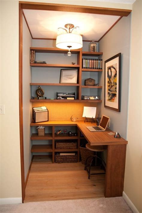 43 Tiny Office Space Ideas To Save Space And Work Efficiently Oficina