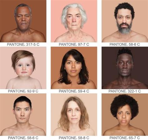 An Artist Finds True Skin Colors In A Diverse Palette Human Skin