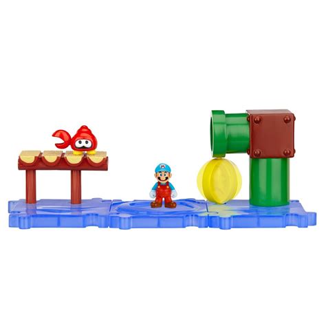 Super Mario Bros Playset Figure Nintendo Micro Land