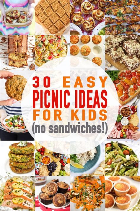 30 Picnic Ideas For Kids With No Boring Sandwiches