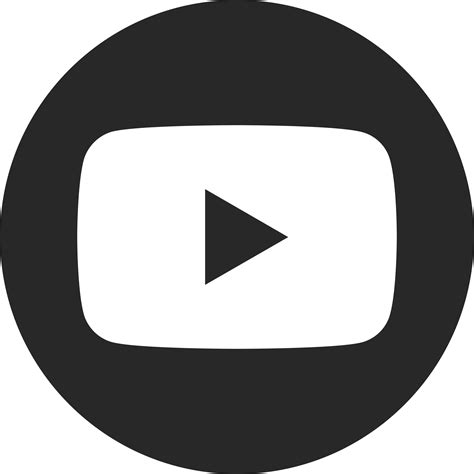 Youtube Logo Png Transparent Background Black