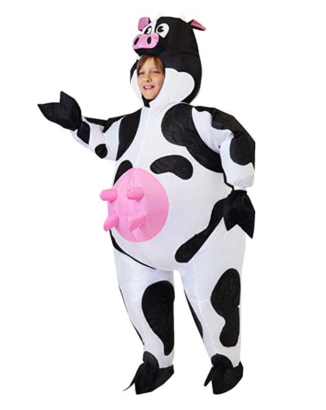 Spooktacular Creations Girls Inflatable Cow Costume Cosplay Child