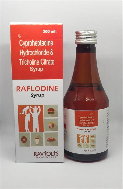 Cyproheptadine Syrup Packaging Type Pet Bottle Packaging Size 200