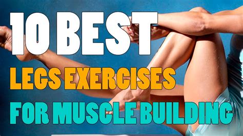 10 Best Leg Exercises For Muscle Building L Top 10 Training List Youtube