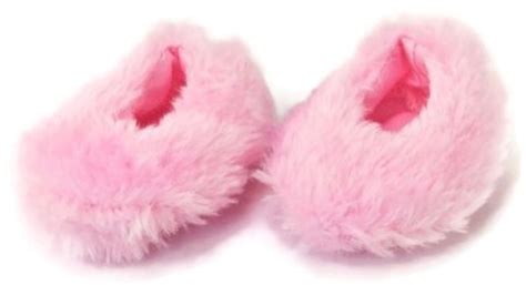 Fuzzy Slippers Pink Doris Doll Boutique