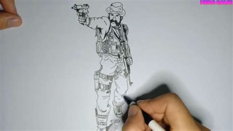Draw Captain Price Character In Call Of Duty Mobile Youtube