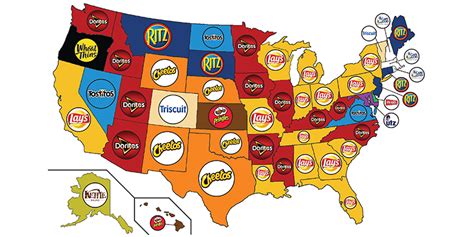 The Us Of Lays Each States Most Recommended Snack Brand Yougov