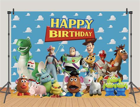 Toy Story Cake Topper Happy Birthday Mx