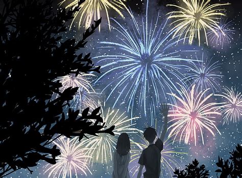 27 Fireworks Anime Wallpaper Hd Anime Wallpaper