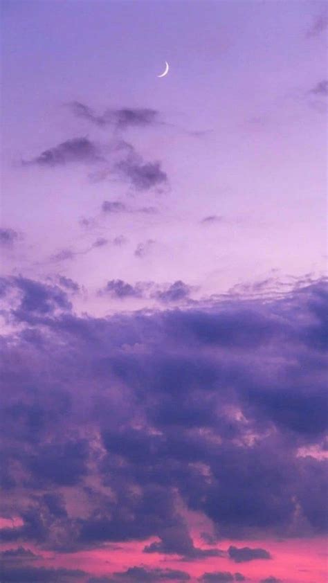 Download Pastel Cute Purple Aesthetic Sky Wallpaper