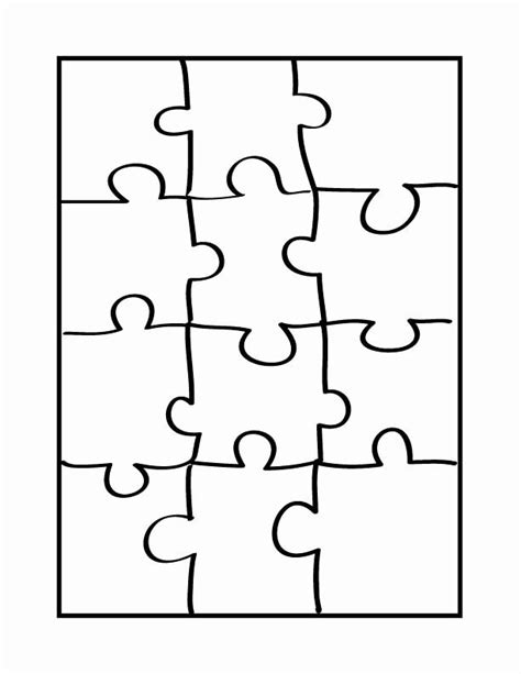 Free Printable Blank Jigsaw Puzzle Pieces Christopher Myersas