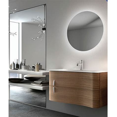 See more ideas about bathroom inspiration, bathroom design, bathroom interior. Rear Soft Glow LED Backlit Round Bathroom Mirror | Luxe ...