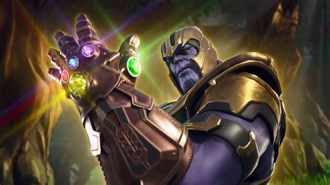 Fortnite Battle Royale Thanos Infinity Gauntlet 4k 11754
