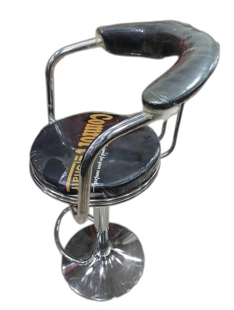 Black Stainless Steel Bar Stool Chair At Rs 999 Geeken Bar Stool In