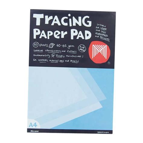 Micador Tracing Paper A4 6065gsm 50 Sheets Winc