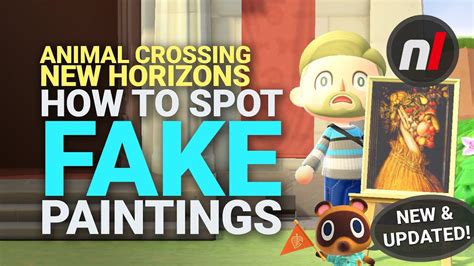 Animal Crossing New Horizons Art How To Spot Redds Fake Painting