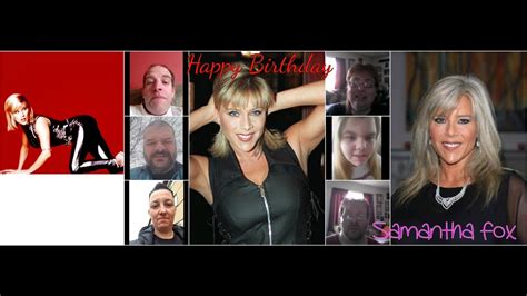 Happy Birthday Samantha Fox Youtube