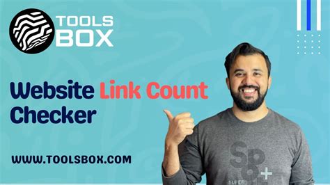 How To Use Website Link Count Checker Toolsboxcom Youtube