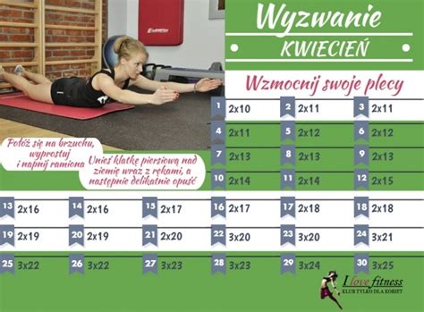 30 Dni Na Wyzwania 30 Dni I Love Fitness Zszywkapl