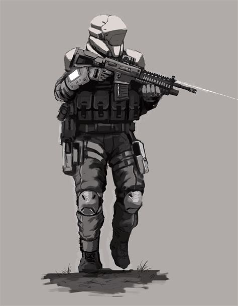 Future Assault Trooper Concept Art By Fonteart On Deviantart