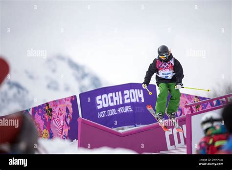 Silvia Bertagna Ita Competing In The Ladies Ski Slopestyle At The