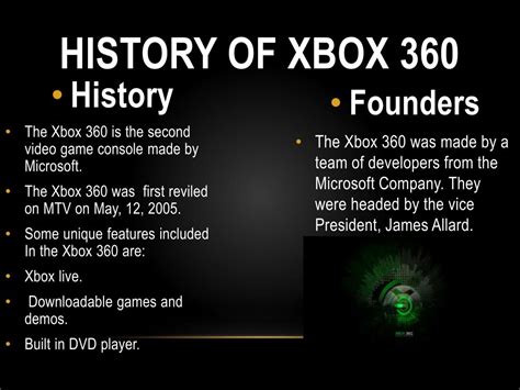 Ppt History Of Xbox 360 Powerpoint Presentation Free Download Id