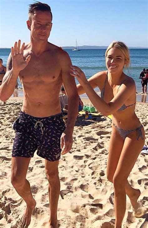 james courtney the v8 supercar driver and new girlfriend alexandra elms have taken the next