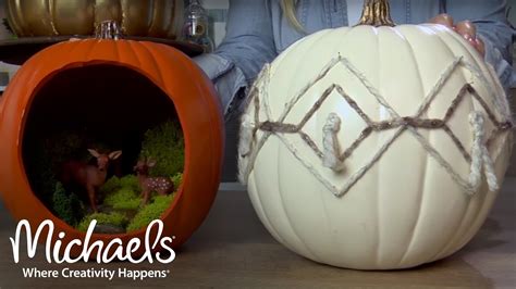 Craft Pumpkin Ideas Michaels Youtube