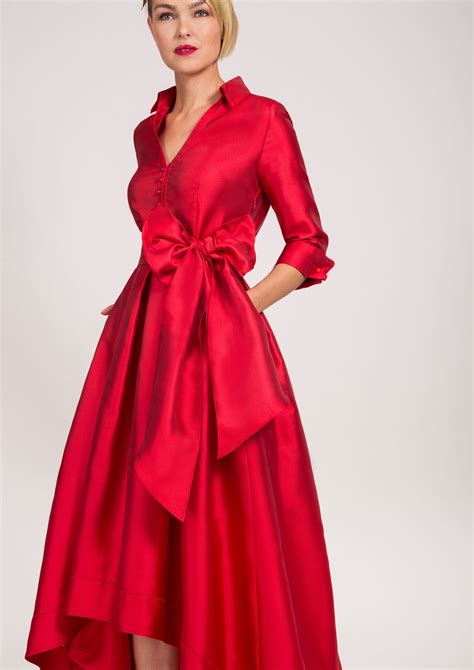 Beautiful Red Dress Perfect For Any Formal Work Event Fervor New York City N Vestidos De